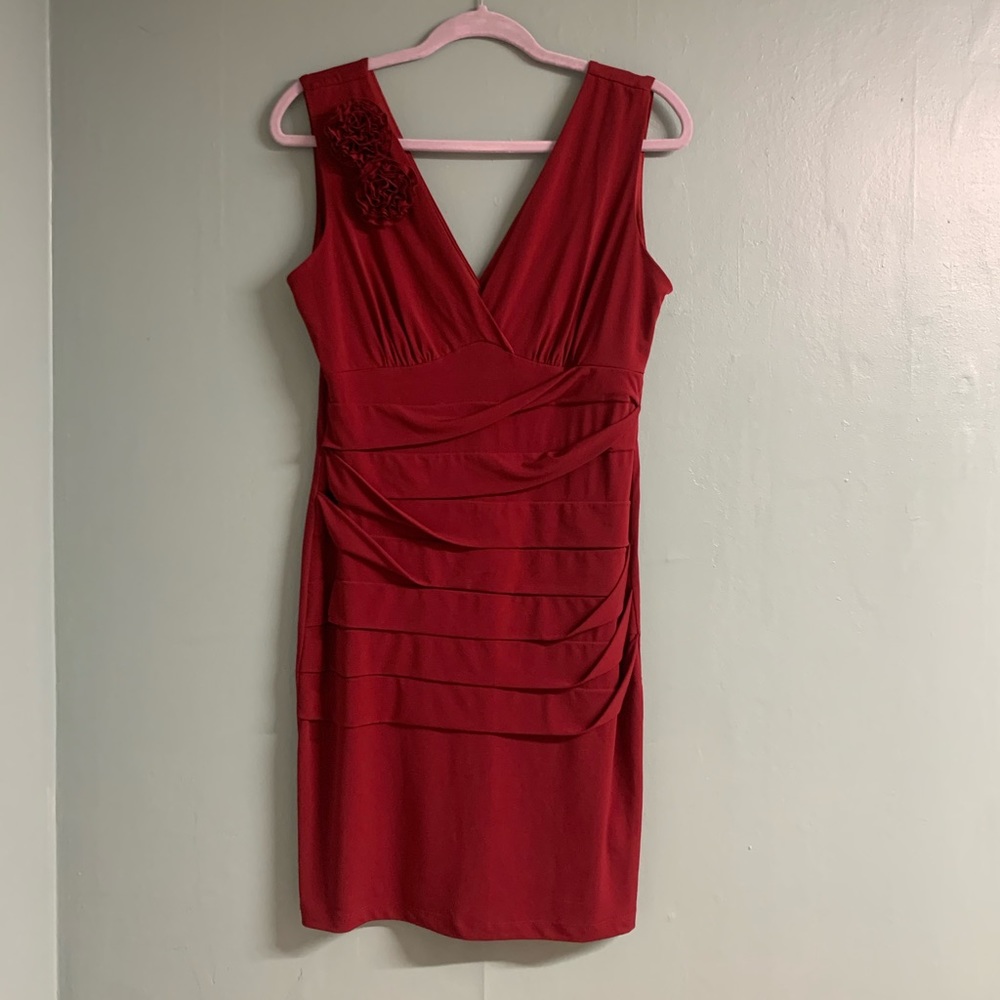 Maroon Bodycon Dress